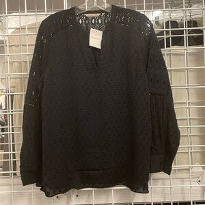 Soft Surroundings Textured blouse